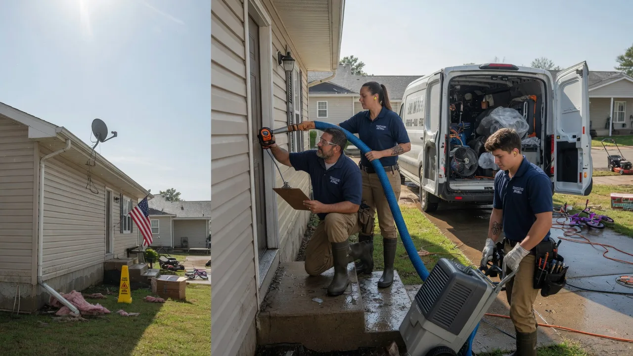 Ceiling Water Damage Restoration in Eudora, AR near me